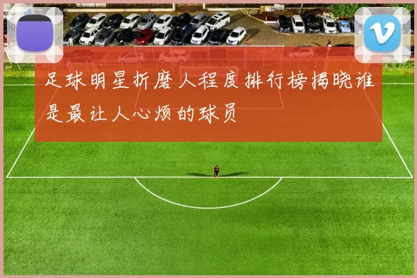 足球明星折磨人程度排行榜揭晓谁是最让人心烦的球员